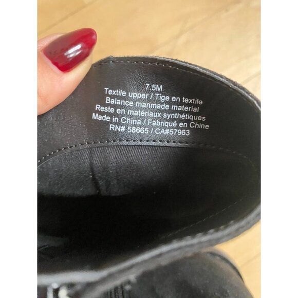 ABOUND BNWOT Women's Western "Courtnee" Bootie Black Sz 7.5 Ankle Boot. - Picture 7 of 8